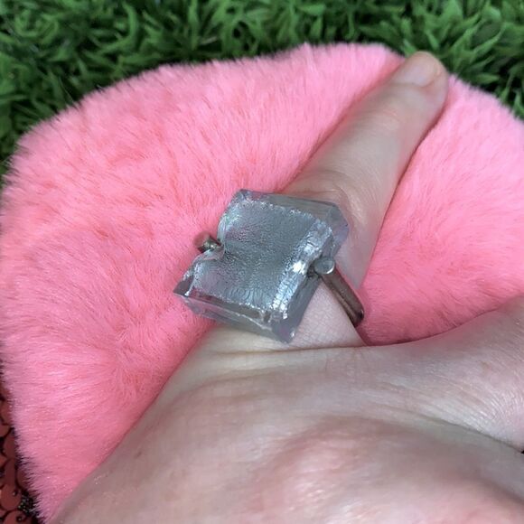 Hand made, crystal And sterling silver 925 RING - Picture 4 of 4